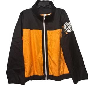 Naruto Shippuden‎ Men’s Jacket Orange Black Size Xl Halloween Costume Anime